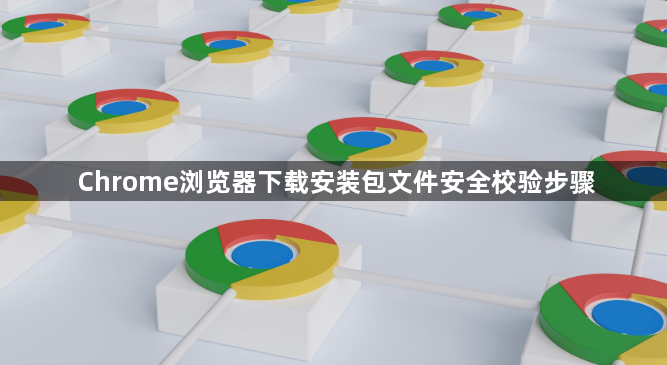 Chrome浏览器下载安装包文件安全校验步骤1