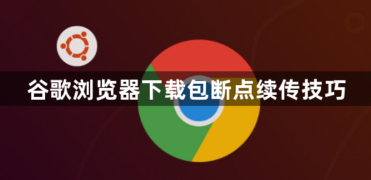 谷歌浏览器下载包断点续传技巧1