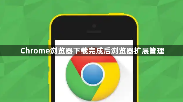 Chrome浏览器下载完成后浏览器扩展管理1