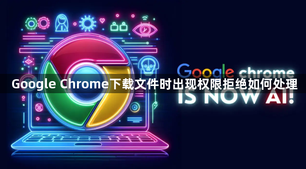 Google Chrome下载文件时出现权限拒绝如何处理1