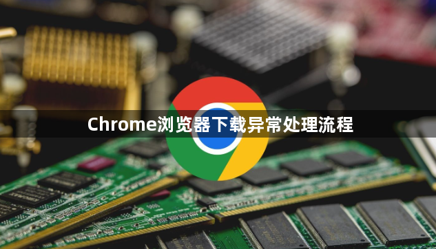 Chrome浏览器下载异常处理流程1