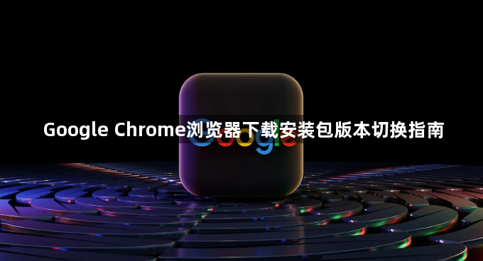 Google Chrome浏览器下载安装包版本切换指南1