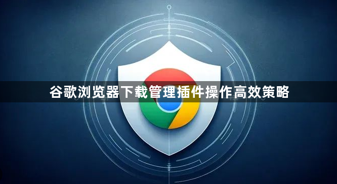 谷歌浏览器下载管理插件操作高效策略1