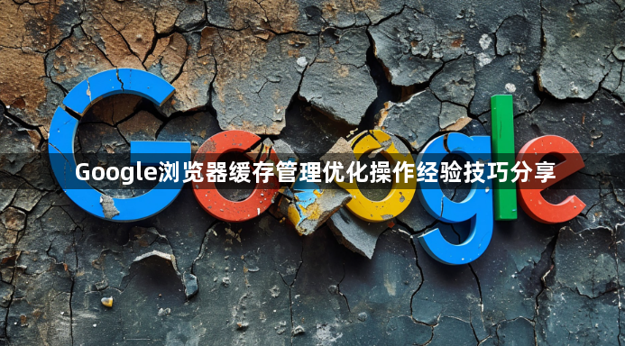 Google浏览器缓存管理优化操作经验技巧分享1