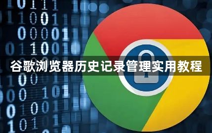 谷歌浏览器历史记录管理实用教程1