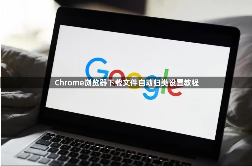 Chrome浏览器下载文件自动归类设置教程1