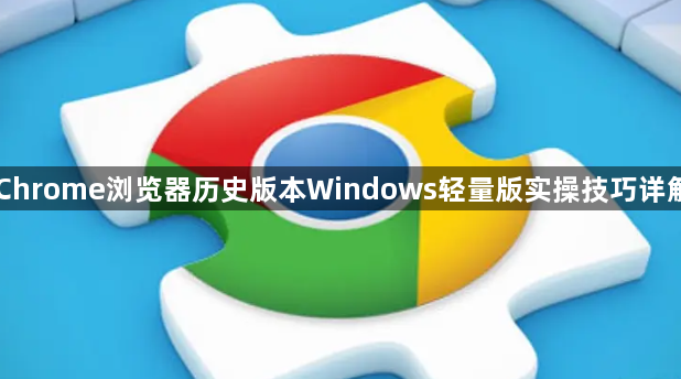 Chrome浏览器历史版本Windows轻量版实操技巧详解1