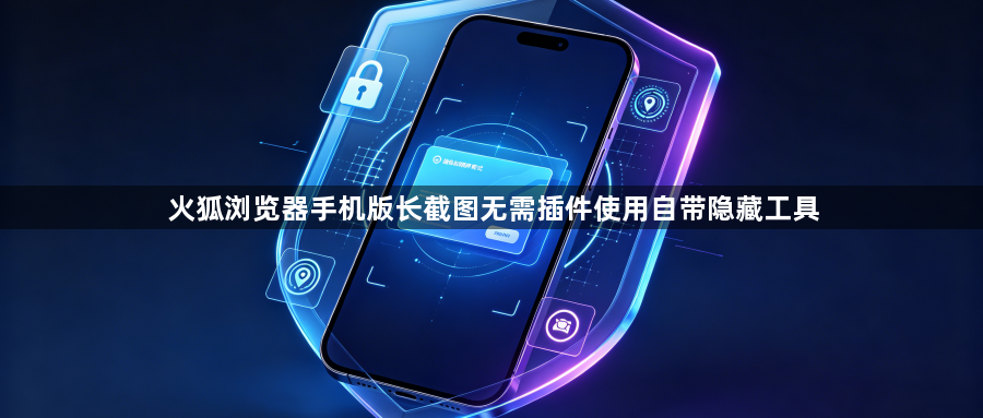 火狐浏览器手机版长截图无需插件使用自带隐藏工具1