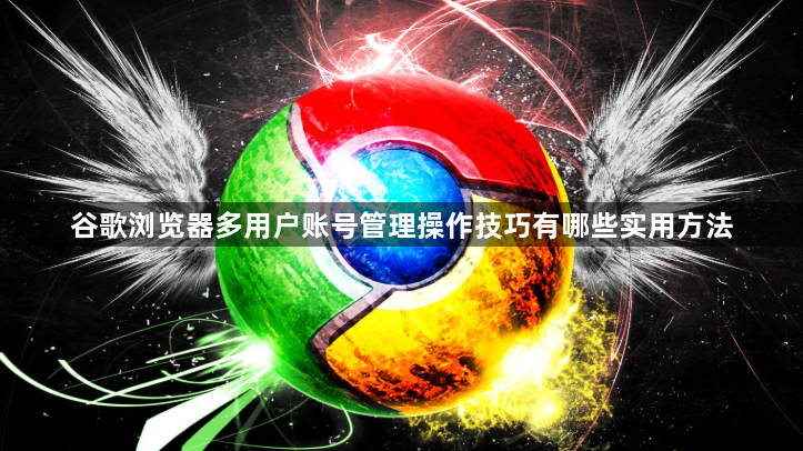 谷歌浏览器多用户账号管理操作技巧有哪些实用方法1