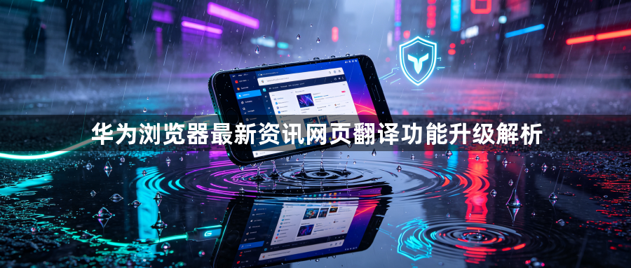 华为浏览器最新资讯网页翻译功能升级解析1
