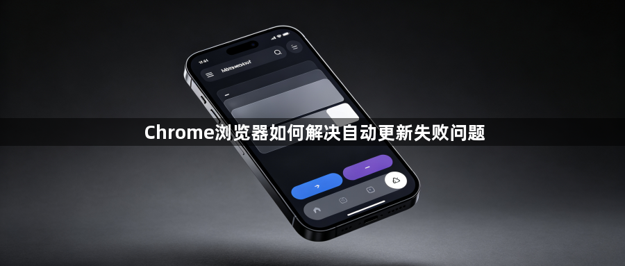 Chrome浏览器如何解决自动更新失败问题1