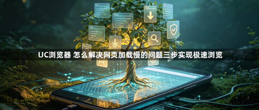 UC浏览器 怎么解决网页加载慢的问题三步实现极速浏览1