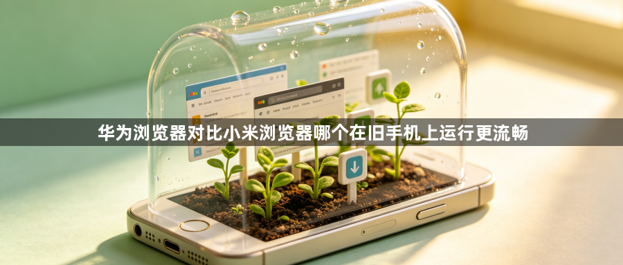华为浏览器对比小米浏览器哪个在旧手机上运行更流畅1