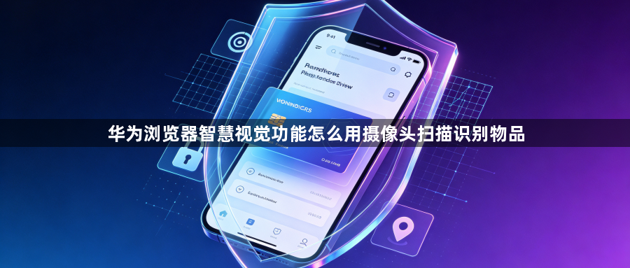 华为浏览器智慧视觉功能怎么用摄像头扫描识别物品1