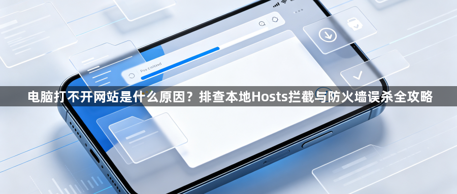 电脑打不开网站是什么原因？排查本地Hosts拦截与防火墙误杀全攻略1