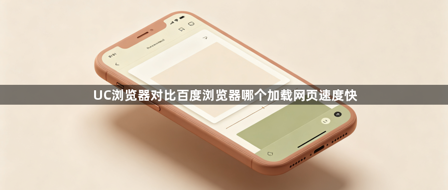 UC浏览器对比百度浏览器哪个加载网页速度快1