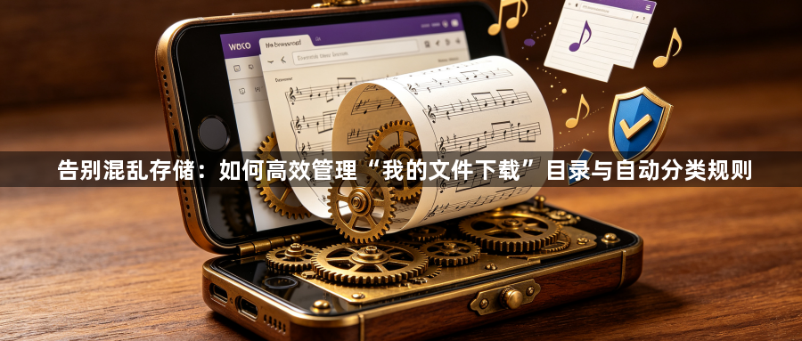 告别混乱存储：如何高效管理“我的文件下载”目录与自动分类规则1