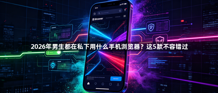 2026年男生都在私下用什么手机浏览器？这5款不容错过1