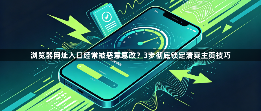 浏览器网址入口经常被恶意篡改？3步彻底锁定清爽主页技巧1