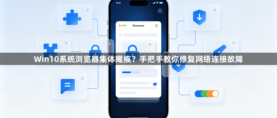 Win10系统浏览器集体瘫痪？手把手教你修复网络连接故障1