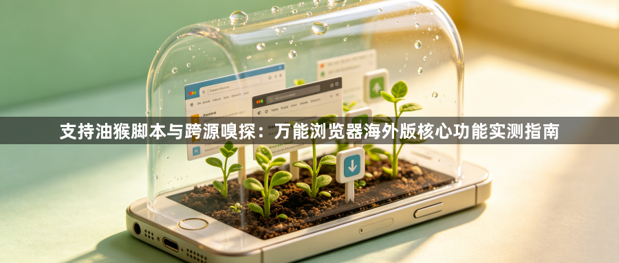 支持油猴脚本与跨源嗅探：万能浏览器海外版核心功能实测指南1