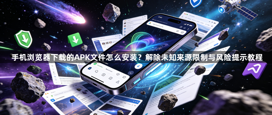手机浏览器下载的APK文件怎么安装？解除未知来源限制与风险提示教程1