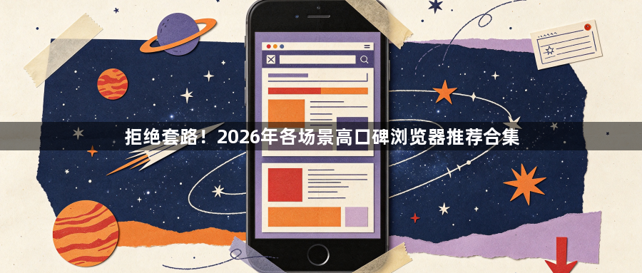 拒绝套路！2026年各场景高口碑浏览器推荐合集1