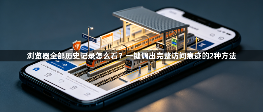 浏览器全部历史记录怎么看？一键调出完整访问痕迹的2种方法1