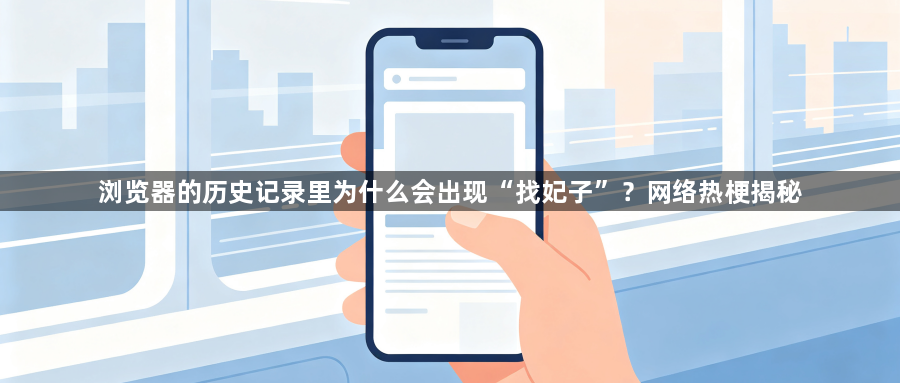 浏览器的历史记录里为什么会出现“找妃子”?网络热梗揭秘1