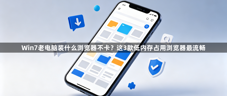 Win7老电脑装什么浏览器不卡？这3款低内存占用浏览器最流畅1