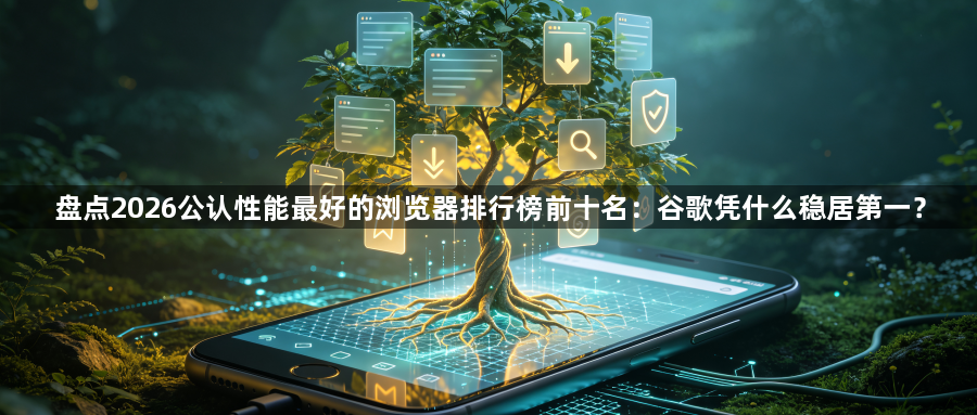 盘点2026公认性能最好的浏览器排行榜前十名：谷歌凭什么稳居第一？1