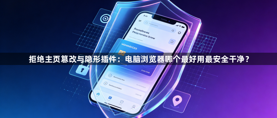 拒绝主页篡改与隐形插件:电脑浏览器哪个最好用最安全干净?1
