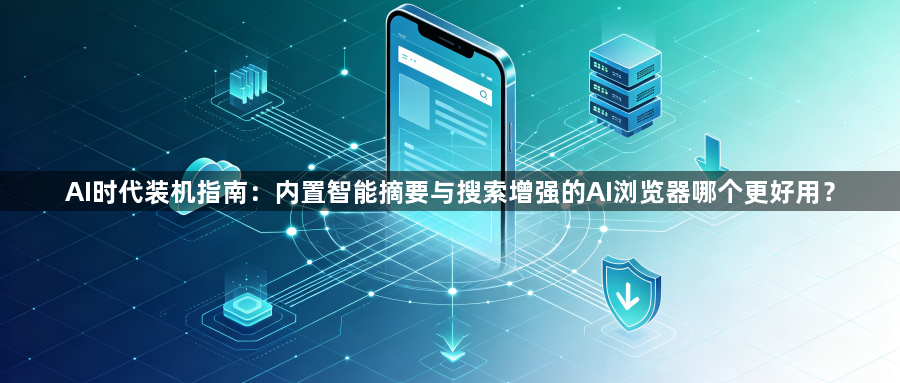 AI时代装机指南：内置智能摘要与搜索增强的AI浏览器哪个更好用？1