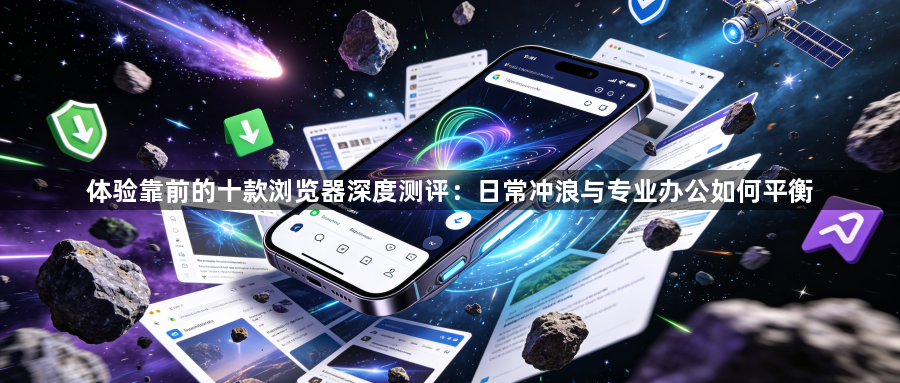 体验靠前的十款浏览器深度测评:日常冲浪与专业办公如何平衡1