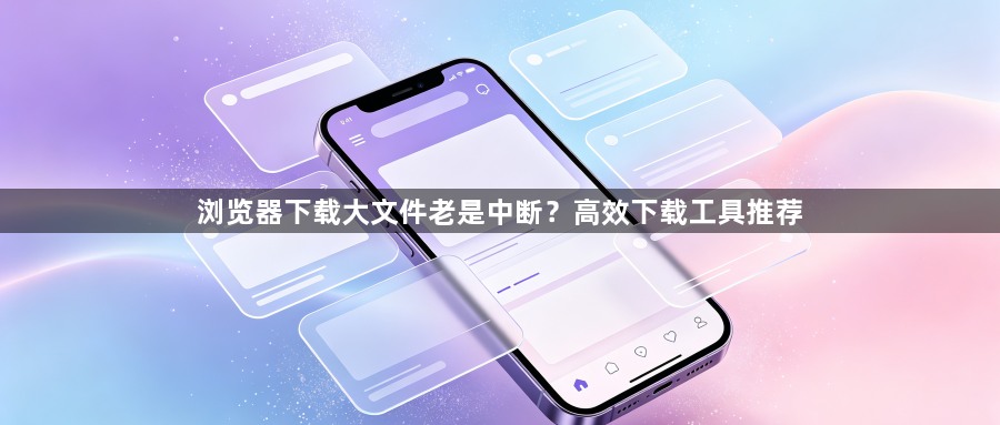 浏览器下载大文件老是中断？高效下载工具推荐1